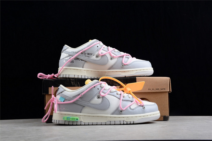 nike dunk low o-w lot 9 dm1602-109
