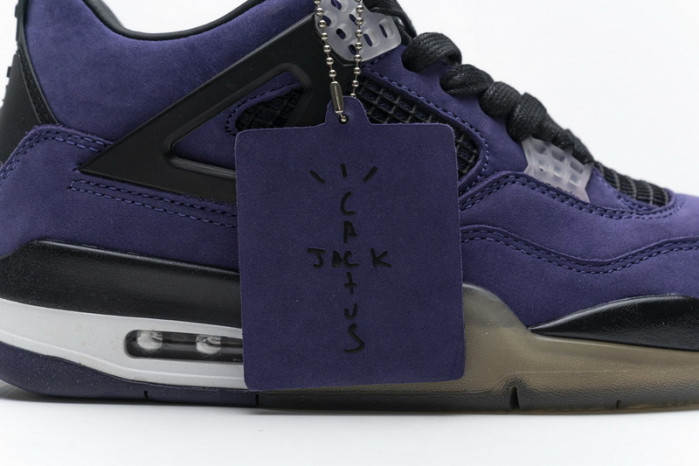 travis scott x air jordan 4 retro purple aj4-766302