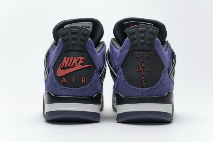 travis scott x air jordan 4 retro purple aj4-766302