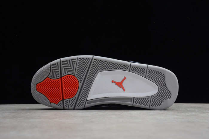 air jordan 4 wntr loyal blue habanero red black cq9597-401