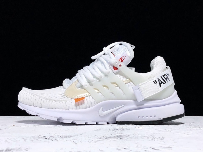 o-w x nike air presto white aa3830-100