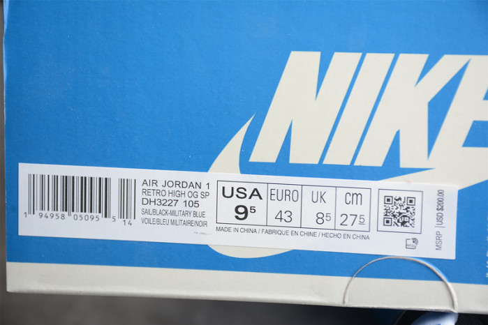 travis scott x fragment x air jordan 1 high og sp military blue dh3227-105