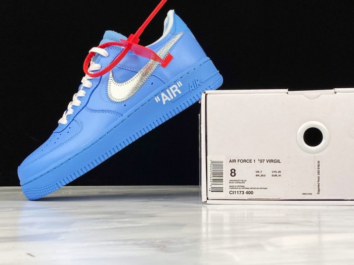nike air force 1 low off-white mca university blue ci1173-400