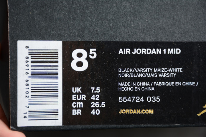 jordan 1 retro mid new love (2017) 554724-035