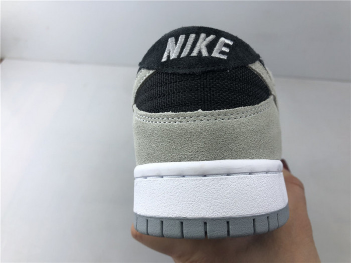 nike sb zoom dunk low pro black/wolf grey-white-white 854866-001