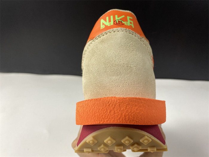 nike ld waffle sacai clot kiss of death net orange blaze dh1347-100