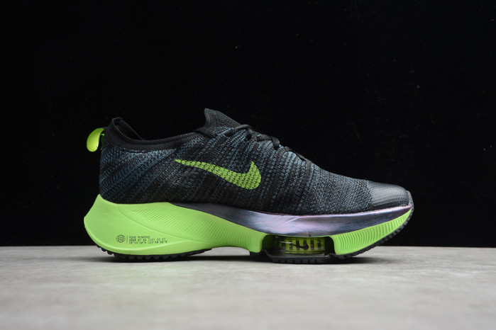nike air zoom alphafly next% black electric green (w) cz1514-400