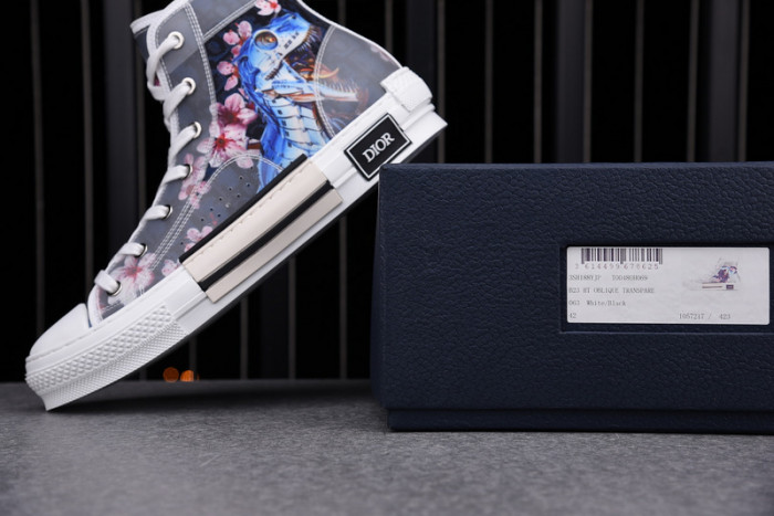 D*or b23 oblique high top sneaker