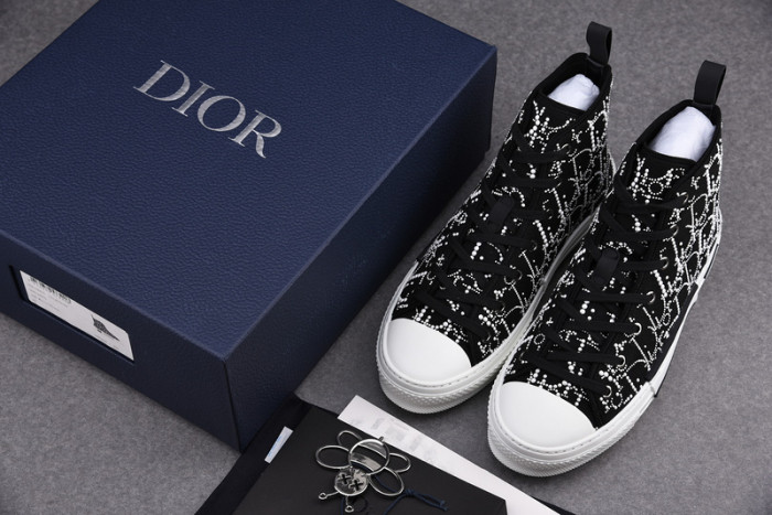 D*or b23 oblique high top sneaker