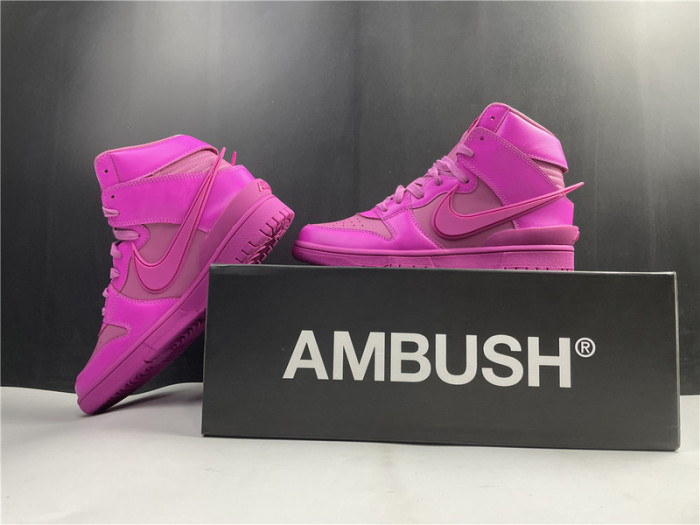nike dunk high ambush active fuchsia cu7544-600