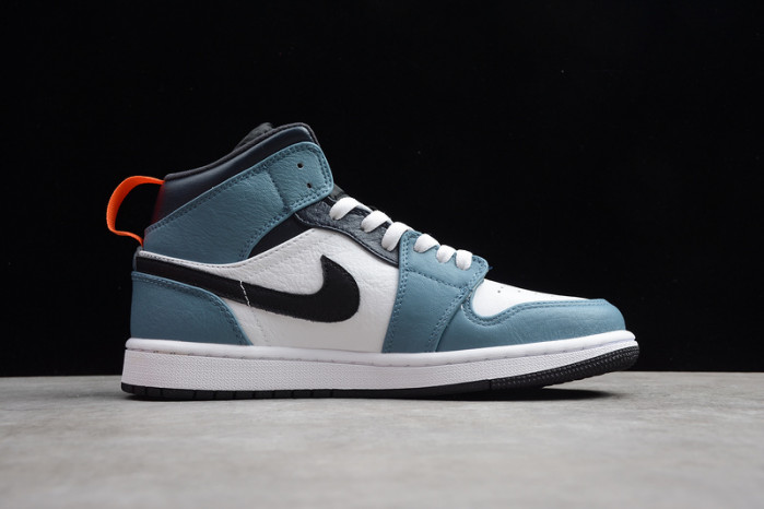 F**etasm x jordan 1 mid fearless blue white cu2802-100