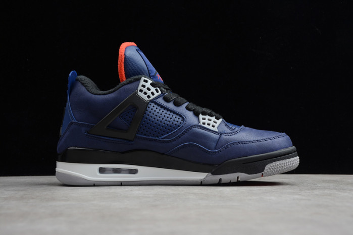 air jordan 4 wntr loyal blue habanero red black cq9597-401