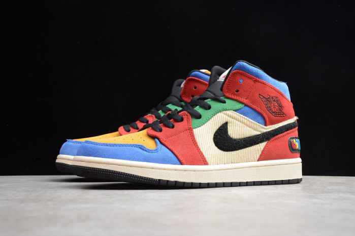 jordan 1 mid se fearless blue the great cu2805-100