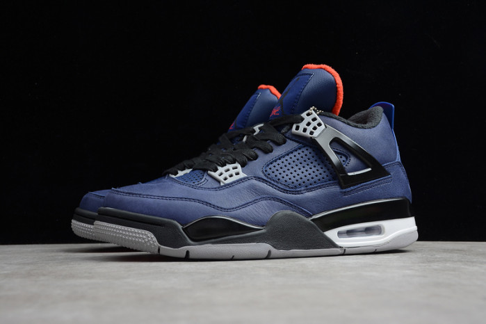 air jordan 4 wntr loyal blue habanero red black cq9597-401
