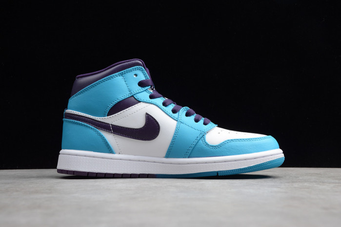 jordan 1 mid hornets 554724-415