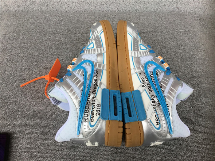 o-w nike air rubber dunk “”university blue“ cu6015-100