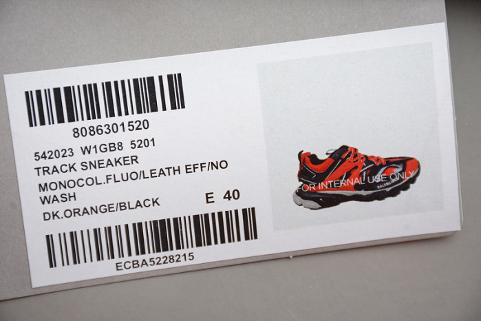 Ba*len*cia*ga track trainer red and black 542023 w1gb8 5201