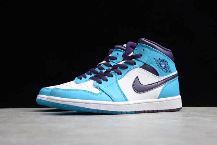 jordan 1 mid hornets 554724-415