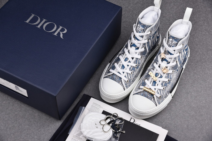 D*or b23 oblique high top sneaker