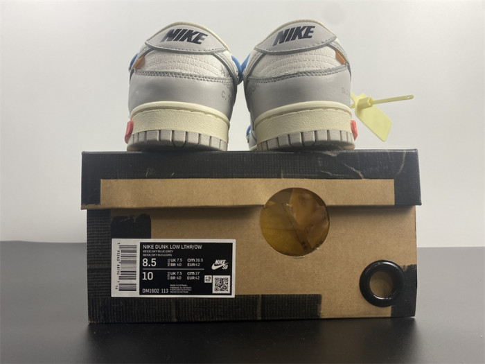 nike dunk low o-w lot 5 dm1602-113