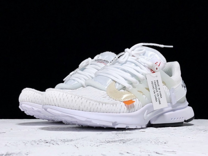 o-w x nike air presto white aa3830-100