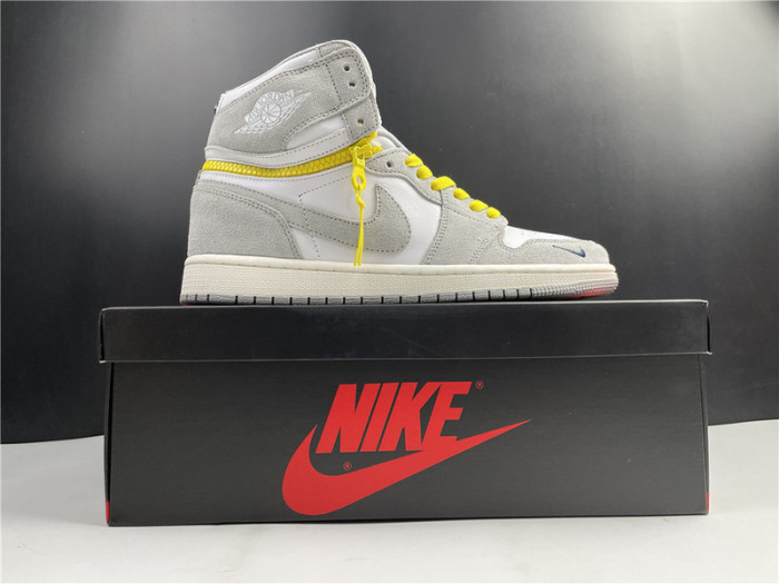 air jordan 1 high switch light smoke - cw6576-100