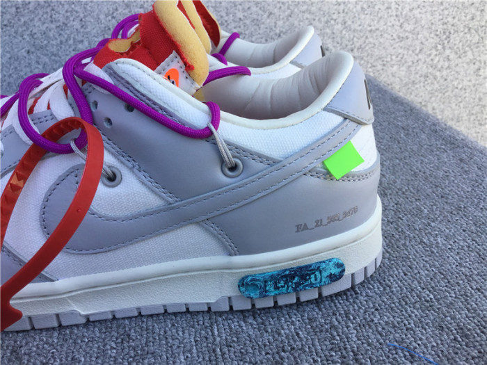 nike dunk low o-w lot 45 dm1602-101