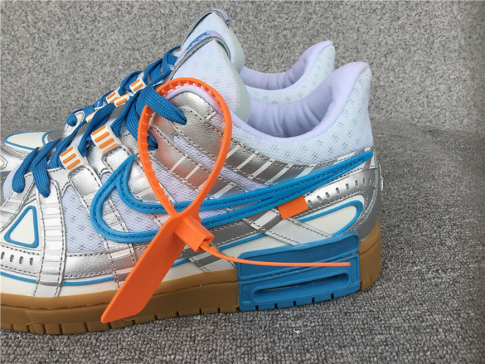 o-w nike air rubber dunk “”university blue“ cu6015-100