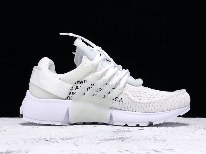 o-w x nike air presto white aa3830-100