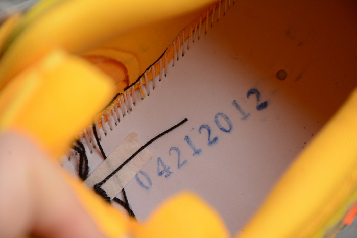 o-w nike air rubber dunk “university gold” cu6015-700