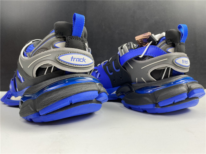 Ba*len*cia*ga track trainer blue and black 542436 w3ac1 2047