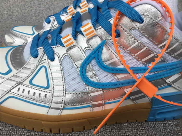 o-w nike air rubber dunk “”university blue“ cu6015-100