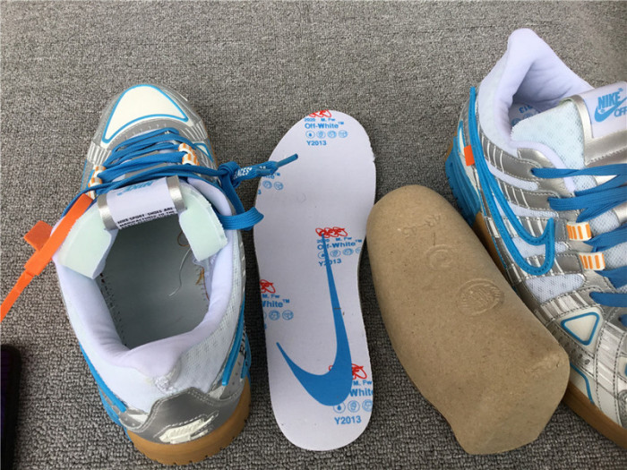 o-w nike air rubber dunk “”university blue“ cu6015-100