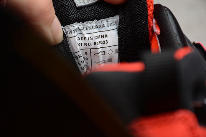 Ba*len*cia*ga track trainer red and black 542023 w1gb8 5201