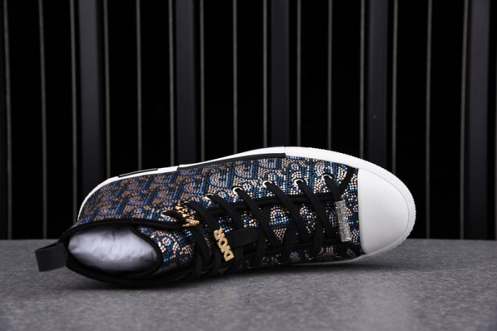 D*or b23 oblique high top sneaker