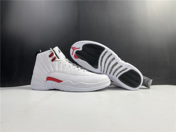 air jordan 12 twist white university red ct8013-106