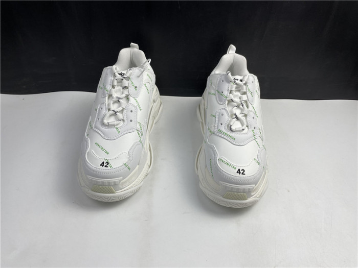 Ba*len*cia*ga sneaker triple.s.gomma white green 536737 w5fw6 1956