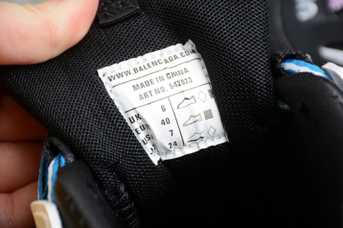 blcg sneaker tess.s.gomma black pink orange blue 542023w1gc11054