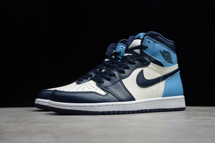 air jordan 1 retro high og | unc - obsidian university blue 555088-140
