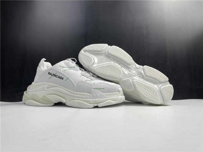 Ba*len*cia*ga sneaker triple.s.gomma white green 536737 w5fw6 1956