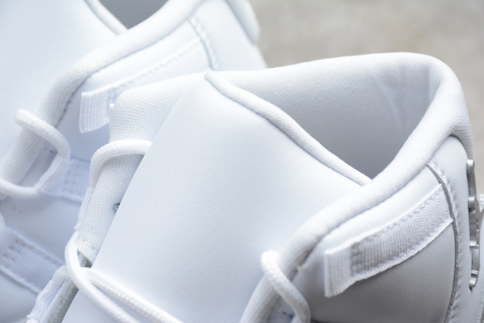 air jordan 11 wmns white metallic silvervast grey ar0715-100