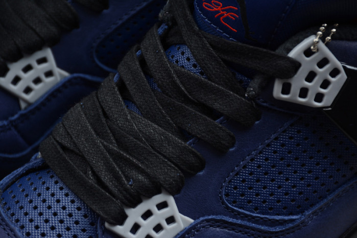 air jordan 4 wntr loyal blue habanero red black cq9597-401