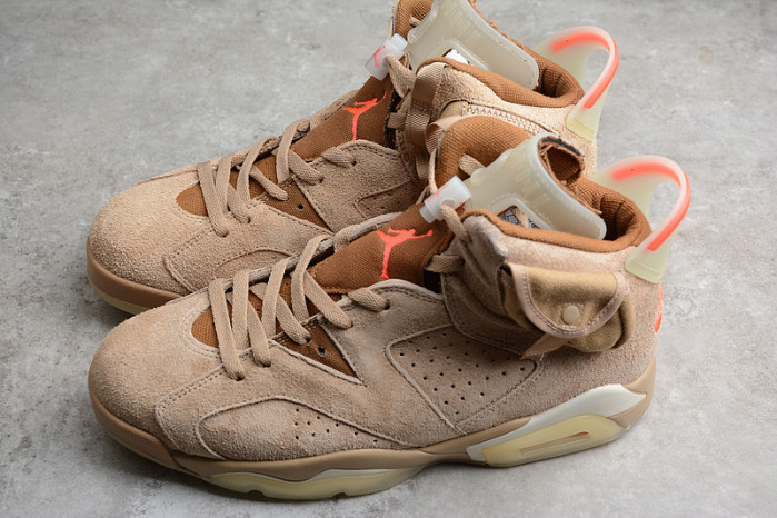 travis scott x air jordan 6 “british khaki” dh0690-200
