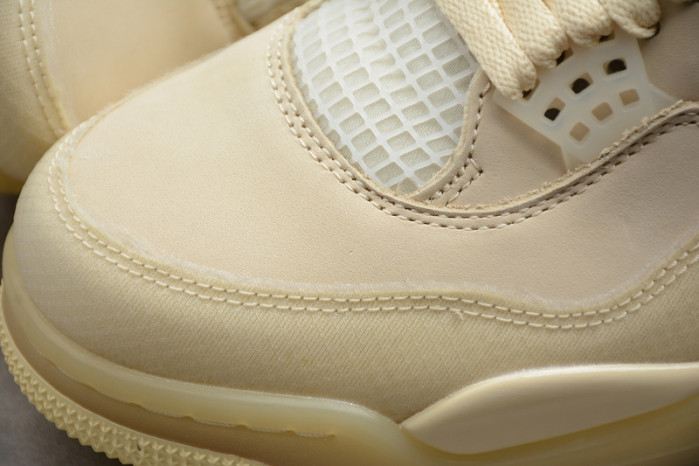 air jordan 4 retro o-w sail cv9388-100