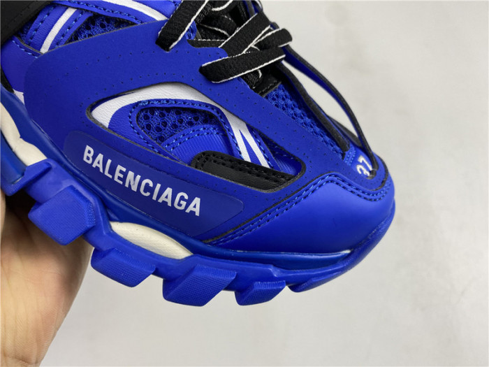 Ba*len*cia*ga track trainer blue and black 542436 w3ac1 2047