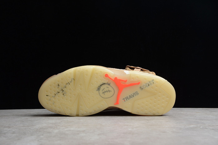 travis scott x air jordan 6 “british khaki” dh0690-200