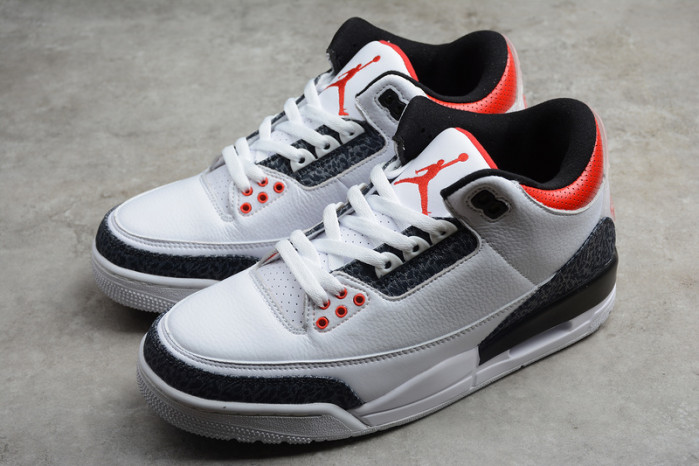 air jordan 3 retro se fire red denim (2020) cz6431-100