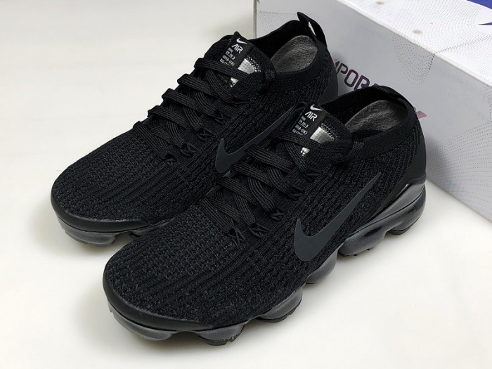 air vapormax flyknit 3.0 triple black aj6900-004