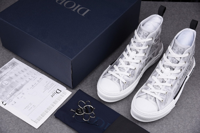 D*or b23 oblique high top sneaker