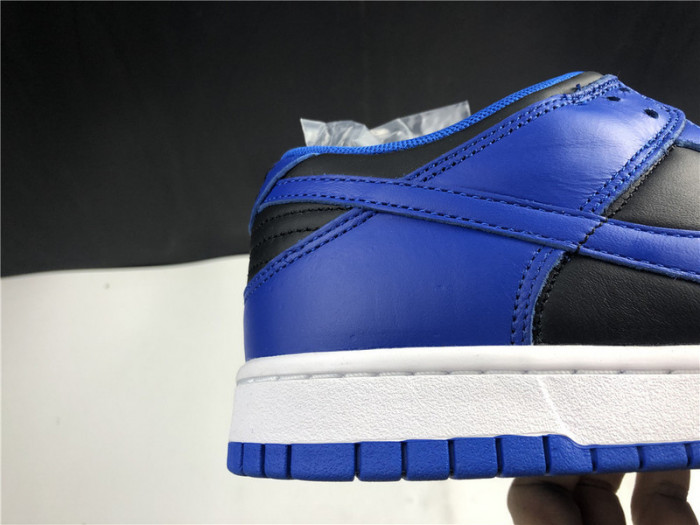 nike dunk low retro black hyper cobalt (2021) dd1391-001